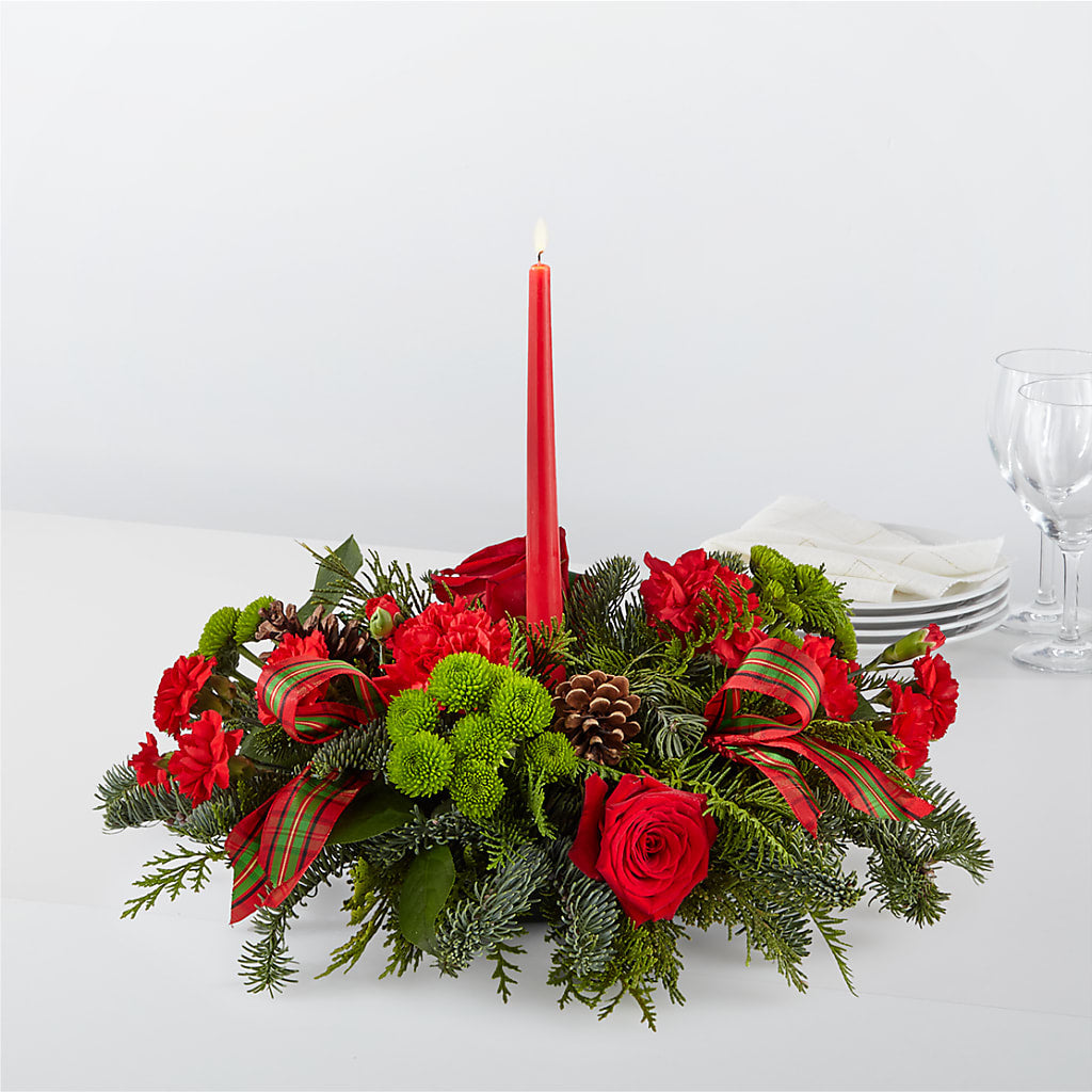 By the Candlelight Centerpiece – Fox Run Florist, Pinellas Park FL