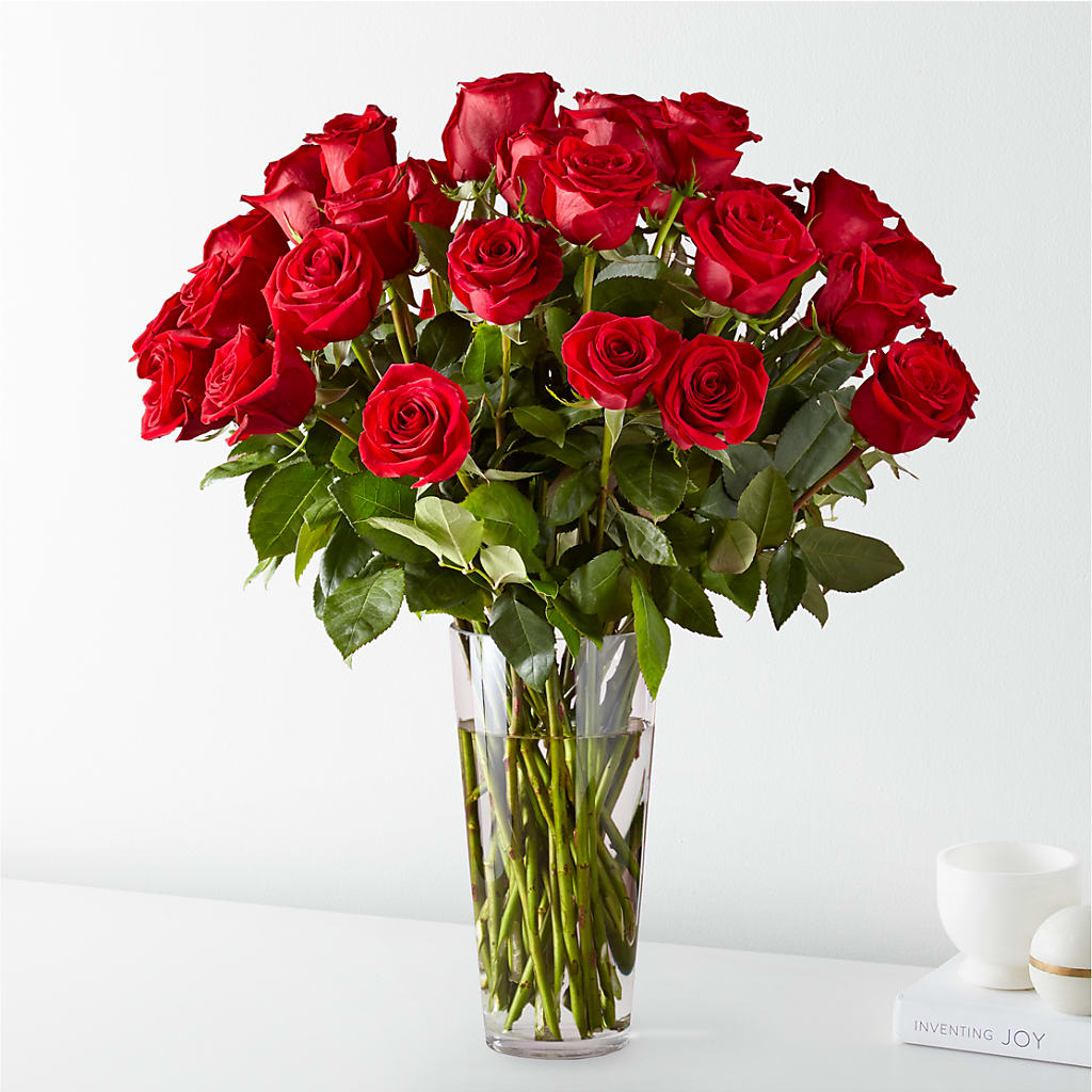 Long Stem Red Rose Bouquet – Fox Run Florist, Pinellas Park FL