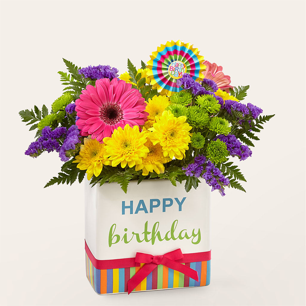Birthday Brights Bouquet – Fox Run Florist, Pinellas Park FL