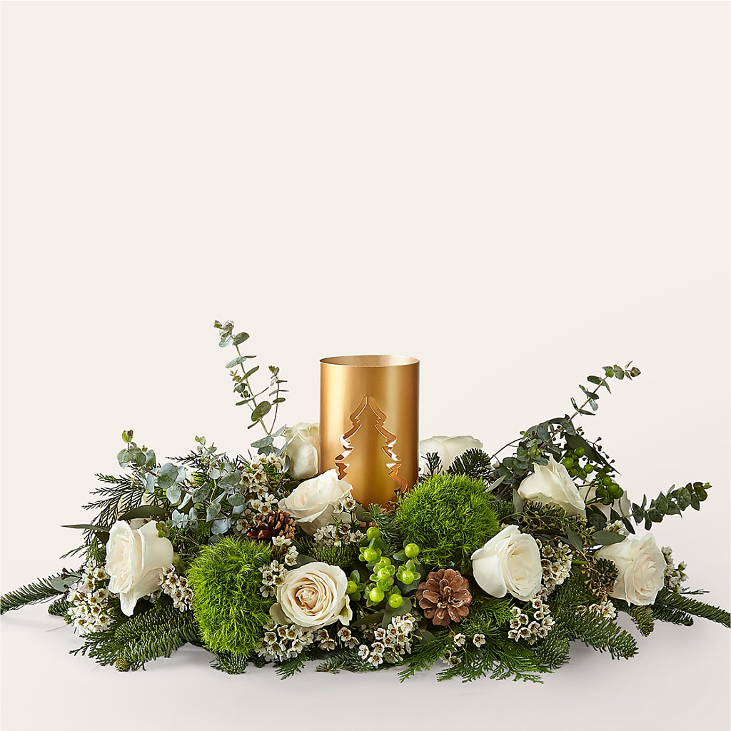 Chestnuts Roasting Centerpiece – Fox Run Florist, Pinellas Park FL