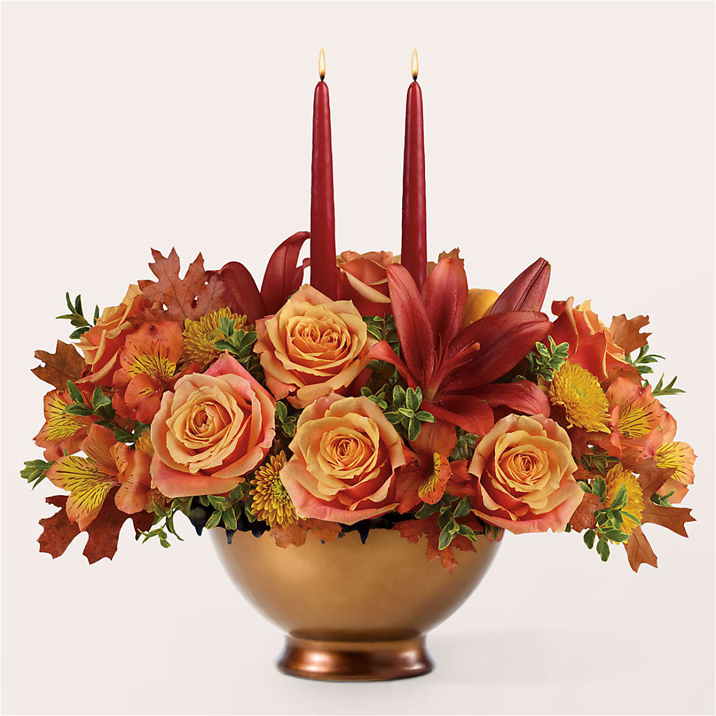 Harvest Table Centerpiece – Fox Run Florist, Pinellas Park FL
