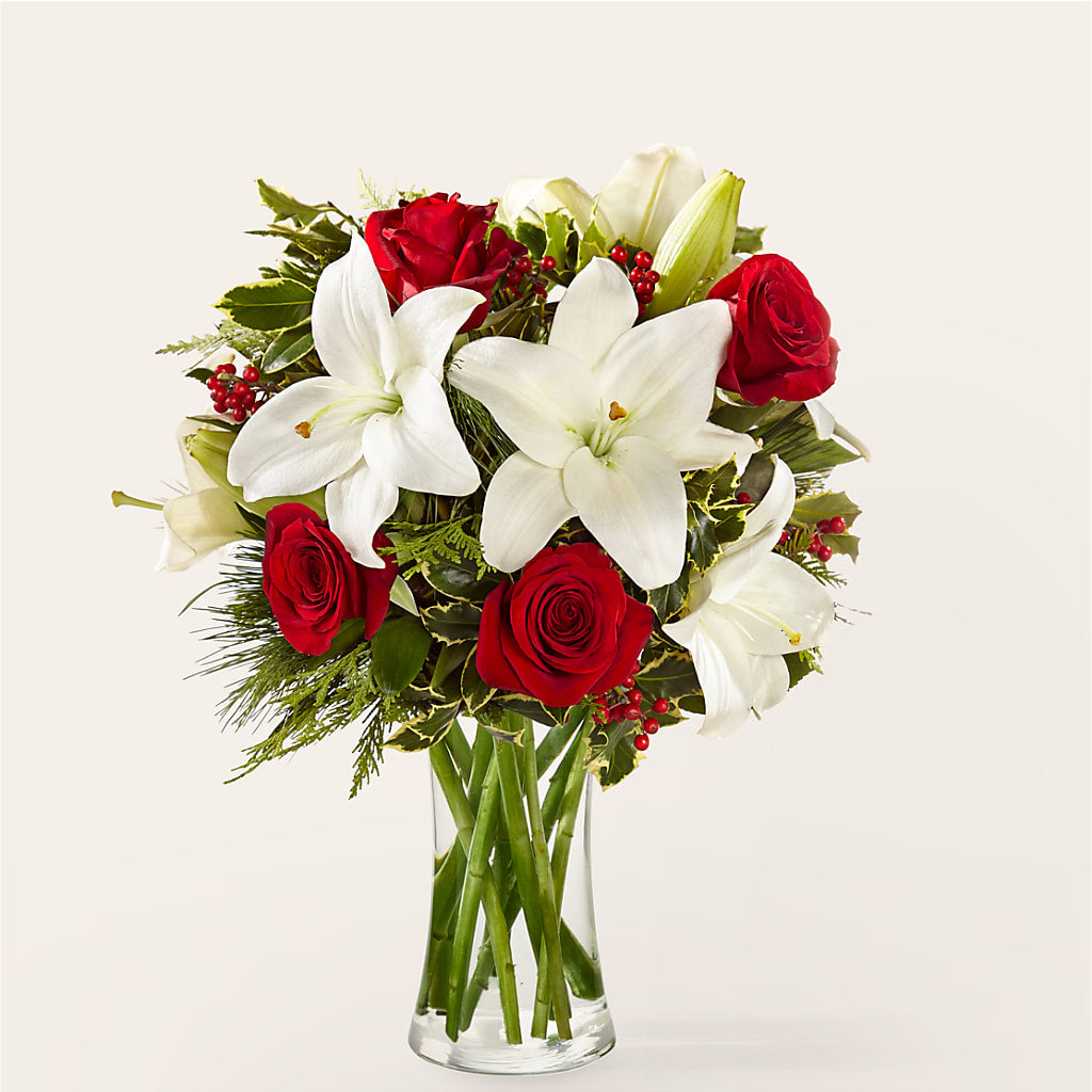 Sparkling Snowflakes Bouquet – Fox Run Florist, Pinellas Park FL