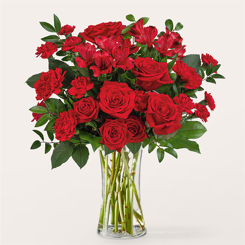 Brilliant Ruby Bouquet – Fox Run Florist, Pinellas Park FL