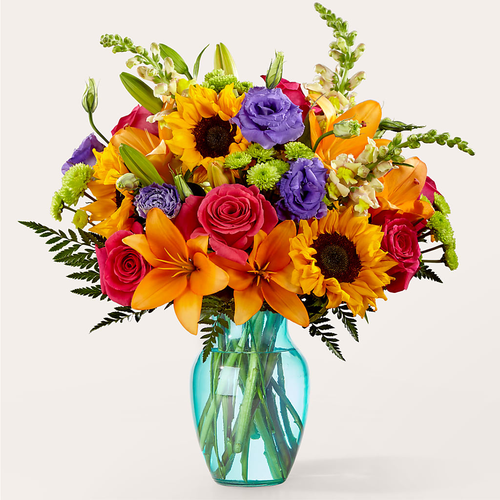 Double Rainbow Bouquet – Fox Run Florist, Pinellas Park FL