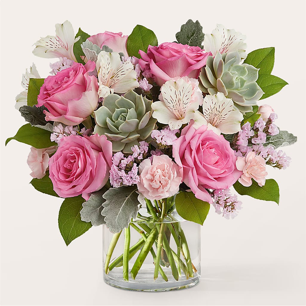 Dusty Rose Bouquet – Fox Run Florist, Pinellas Park FL