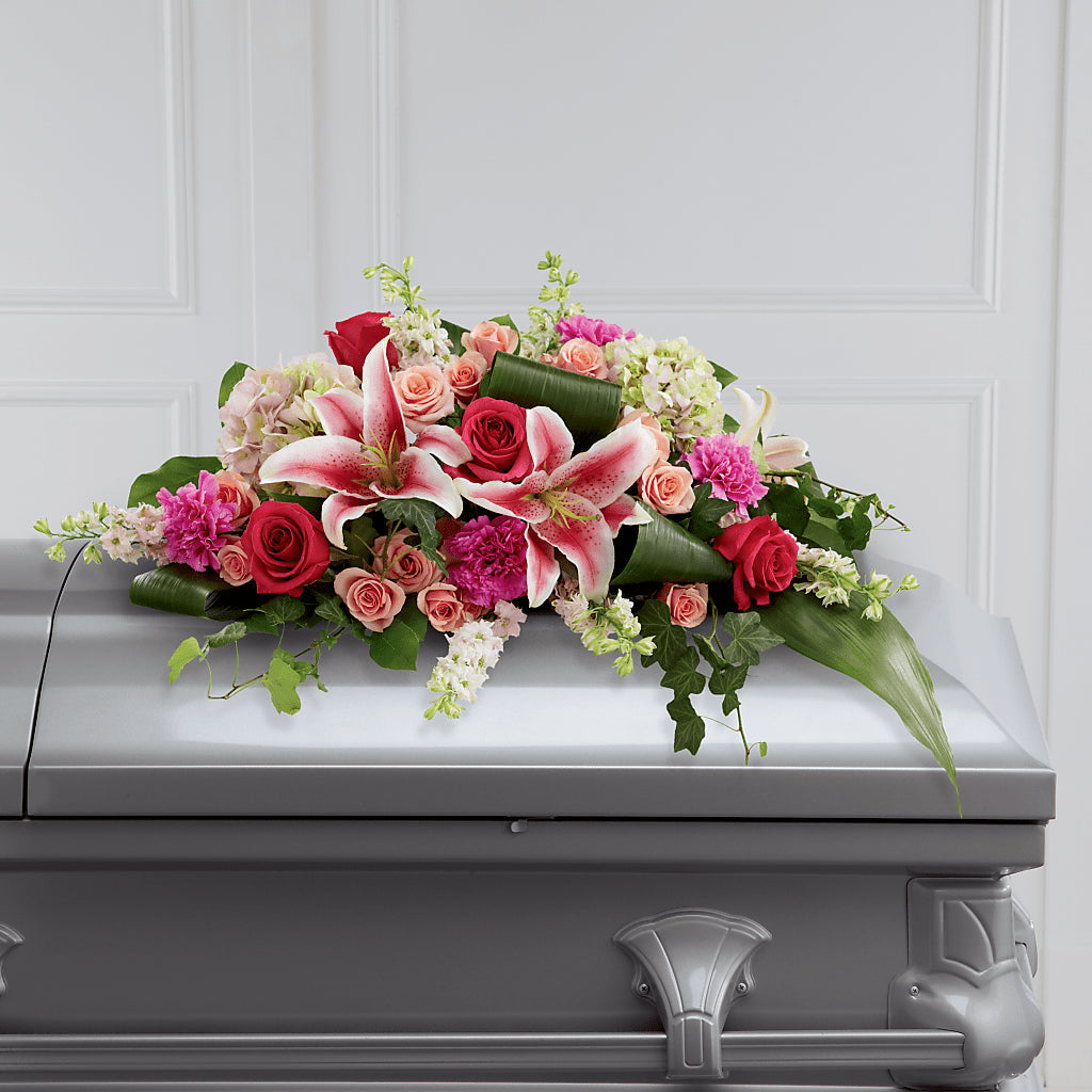 Splendid Grace Casket Spray – Fox Run Florist, Pinellas Park FL