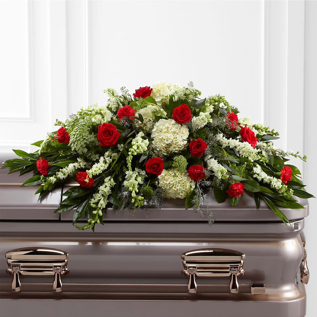 Sincerity Casket Spray – Fox Run Florist, Pinellas Park FL