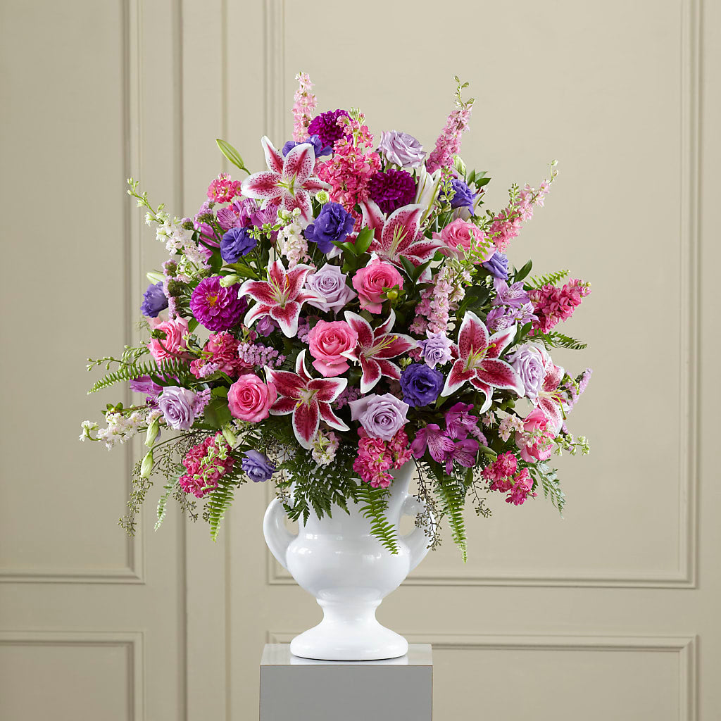 Peaceful Tribute Arrangement – Fox Run Florist, Pinellas Park FL