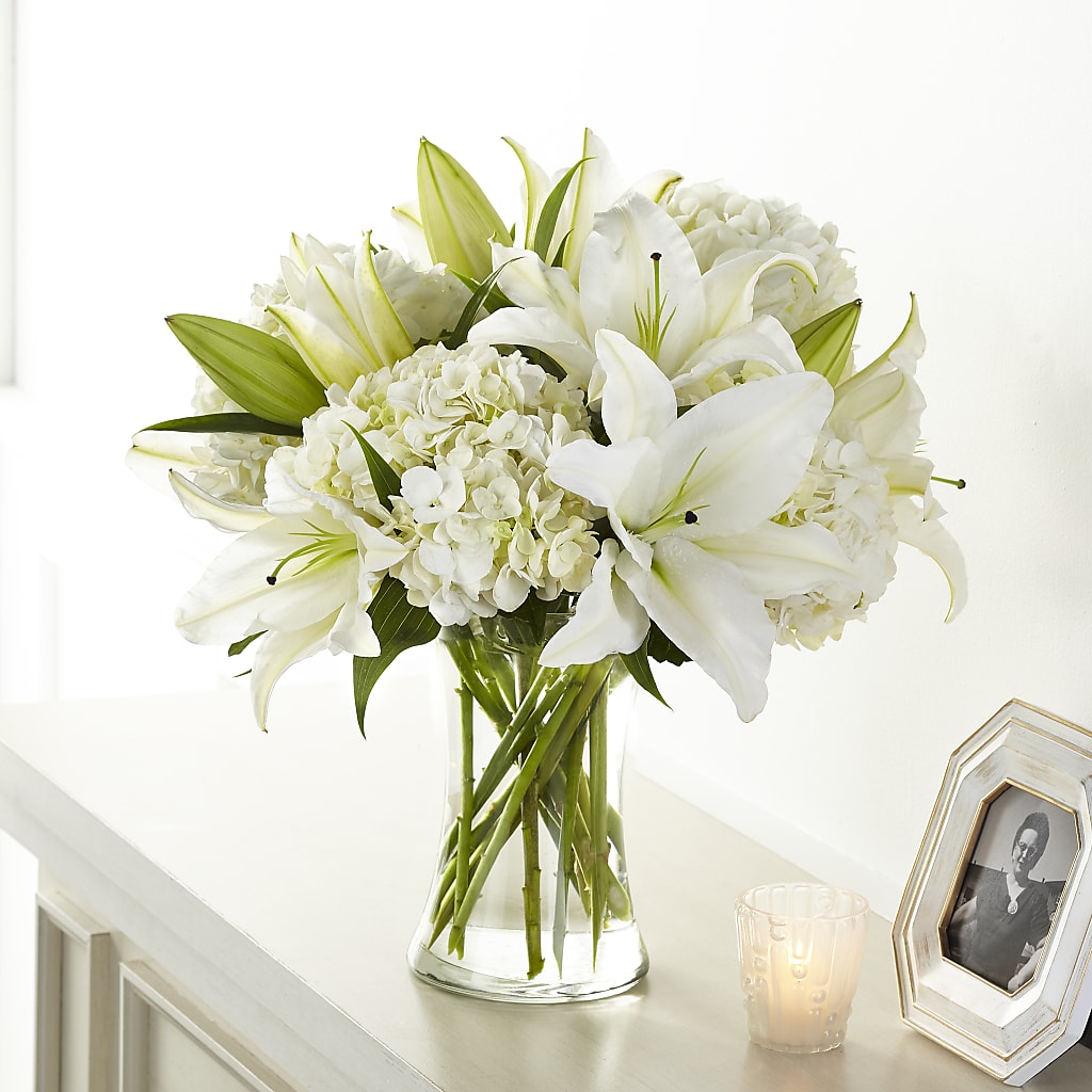 Compassionate Lily Bouquet – Fox Run Florist, Pinellas Park FL