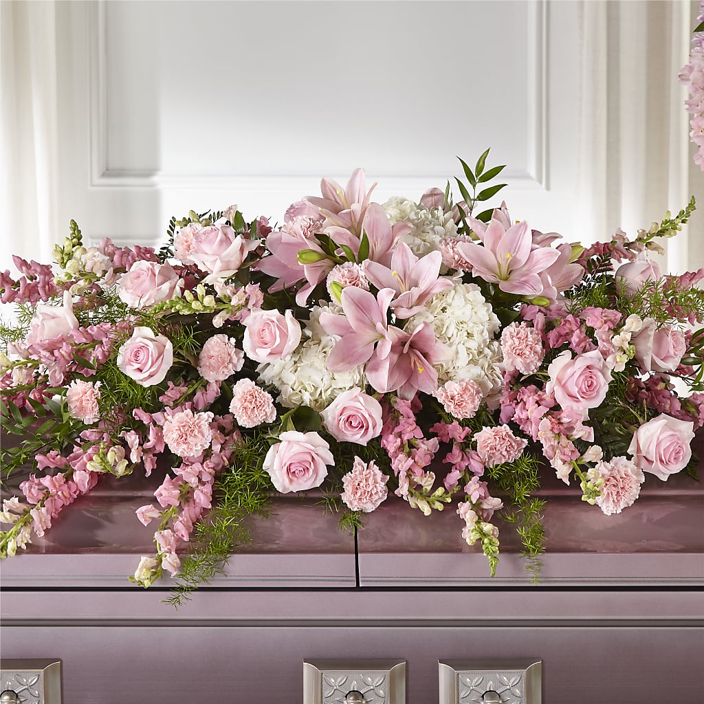 Life & Remembrance Casket Spray – Fox Run Florist, Pinellas Park FL