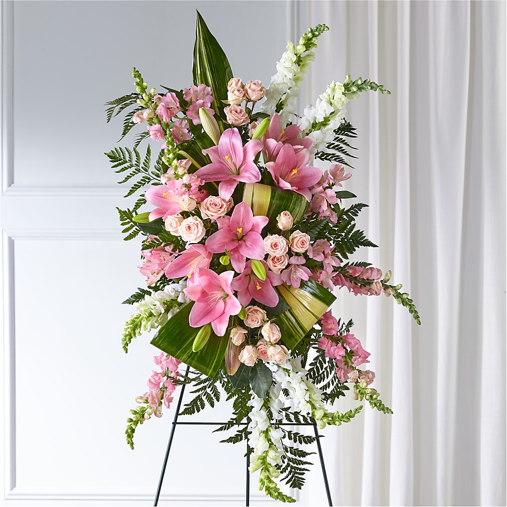 Elegant Embrace Standing Spray – Fox Run Florist, Pinellas Park FL