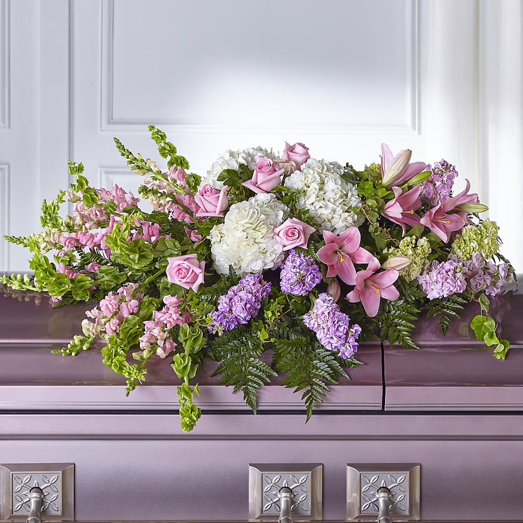 Life's Gratitude Casket Spray – Fox Run Florist, Pinellas Park FL
