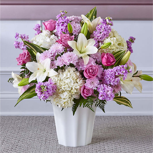 Heaven Sent Floor Basket – Fox Run Florist, Pinellas Park FL