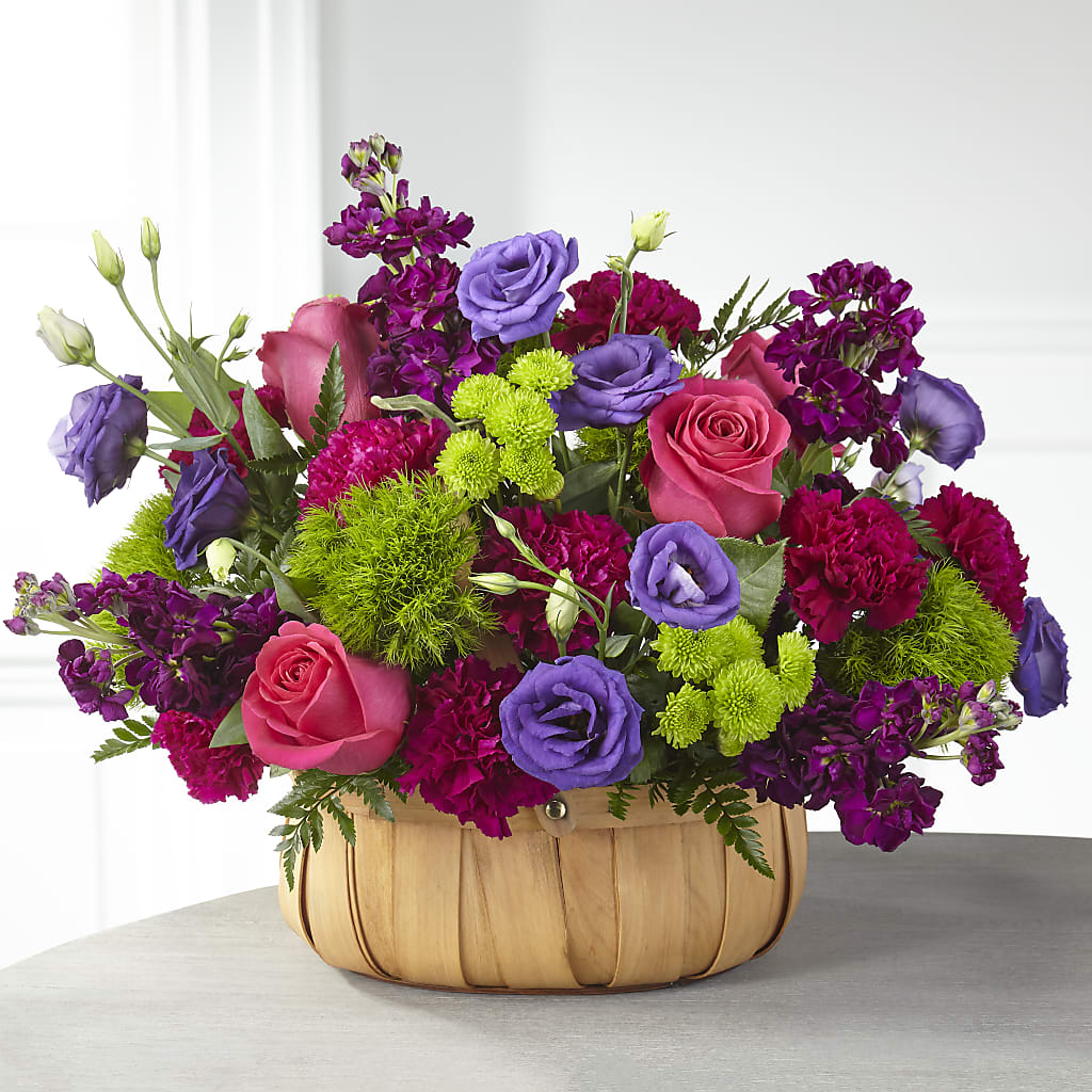 Serene Sanctuary Basket – Fox Run Florist, Pinellas Park FL