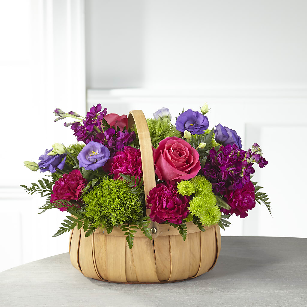 Serene Sanctuary Basket – Fox Run Florist, Pinellas Park FL