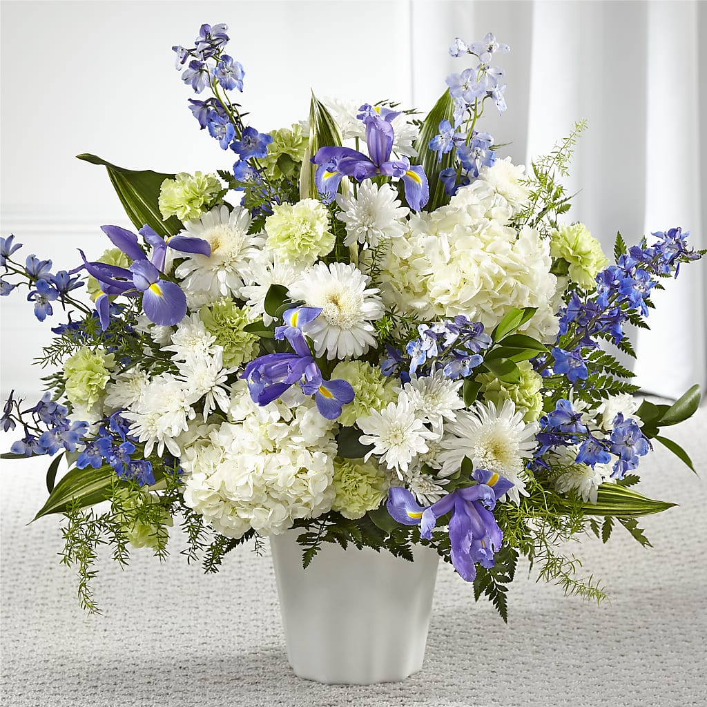 Soft Serenity Floor Basket – Fox Run Florist, Pinellas Park FL