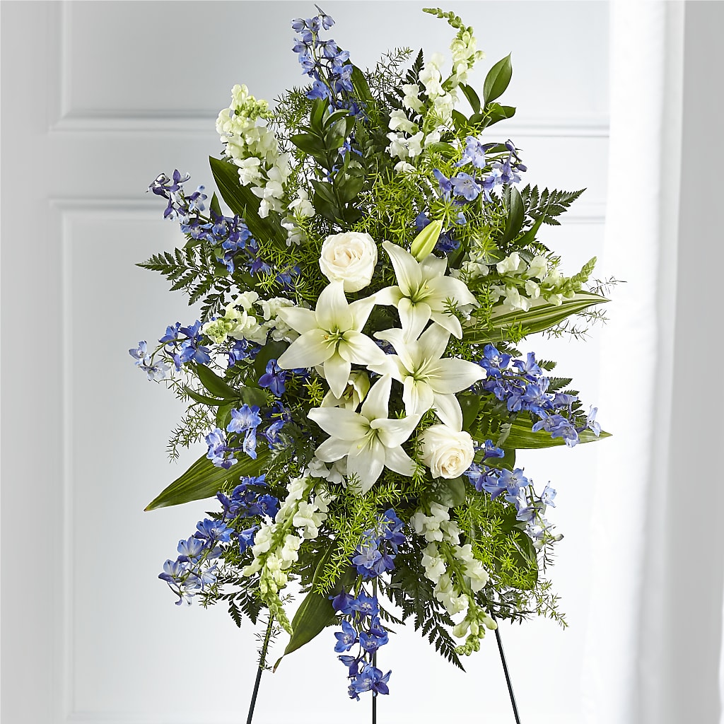 Faithful Friend Standing Spray – Fox Run Florist, Pinellas Park FL