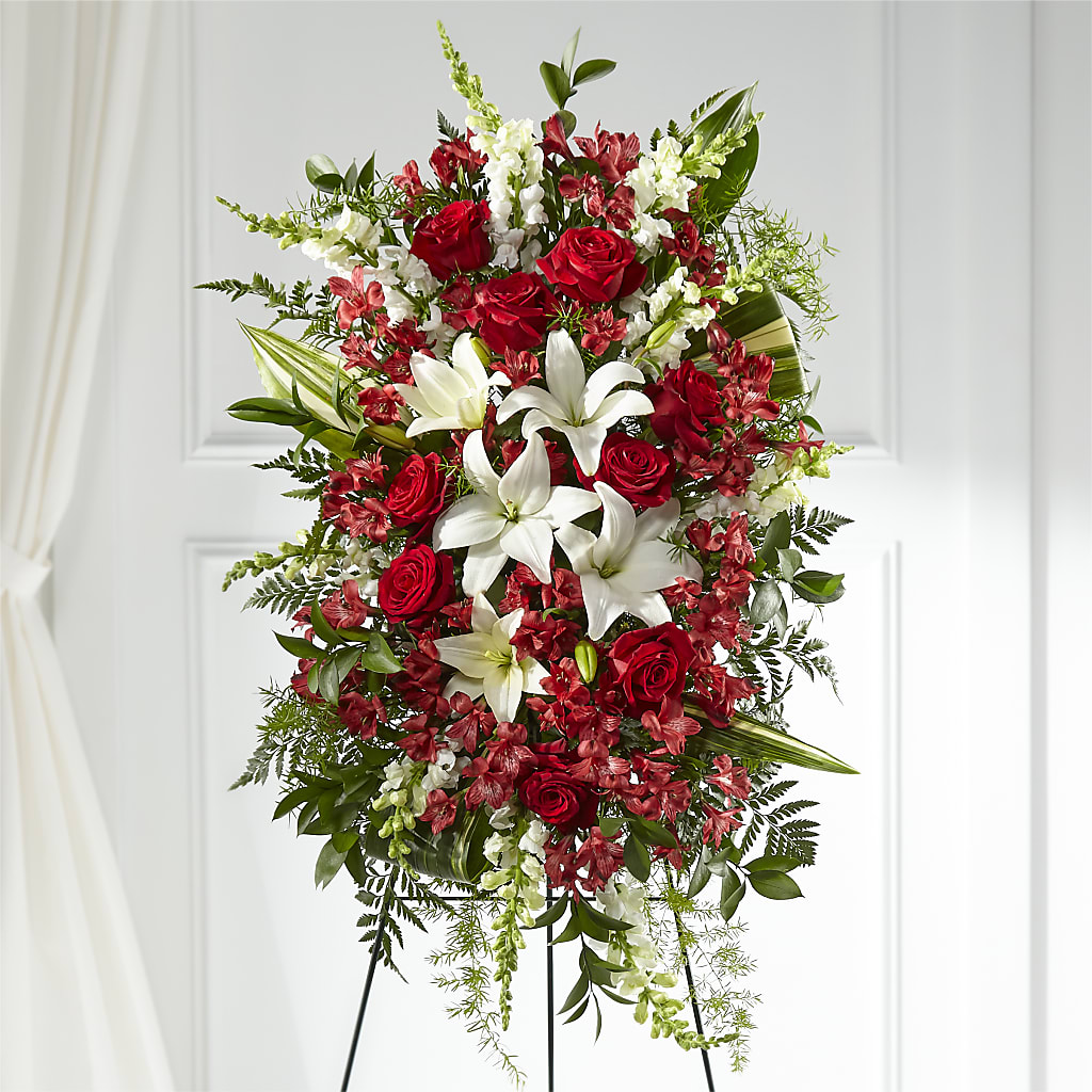 Everlasting Memory Standing Spray – Fox Run Florist, Pinellas Park FL