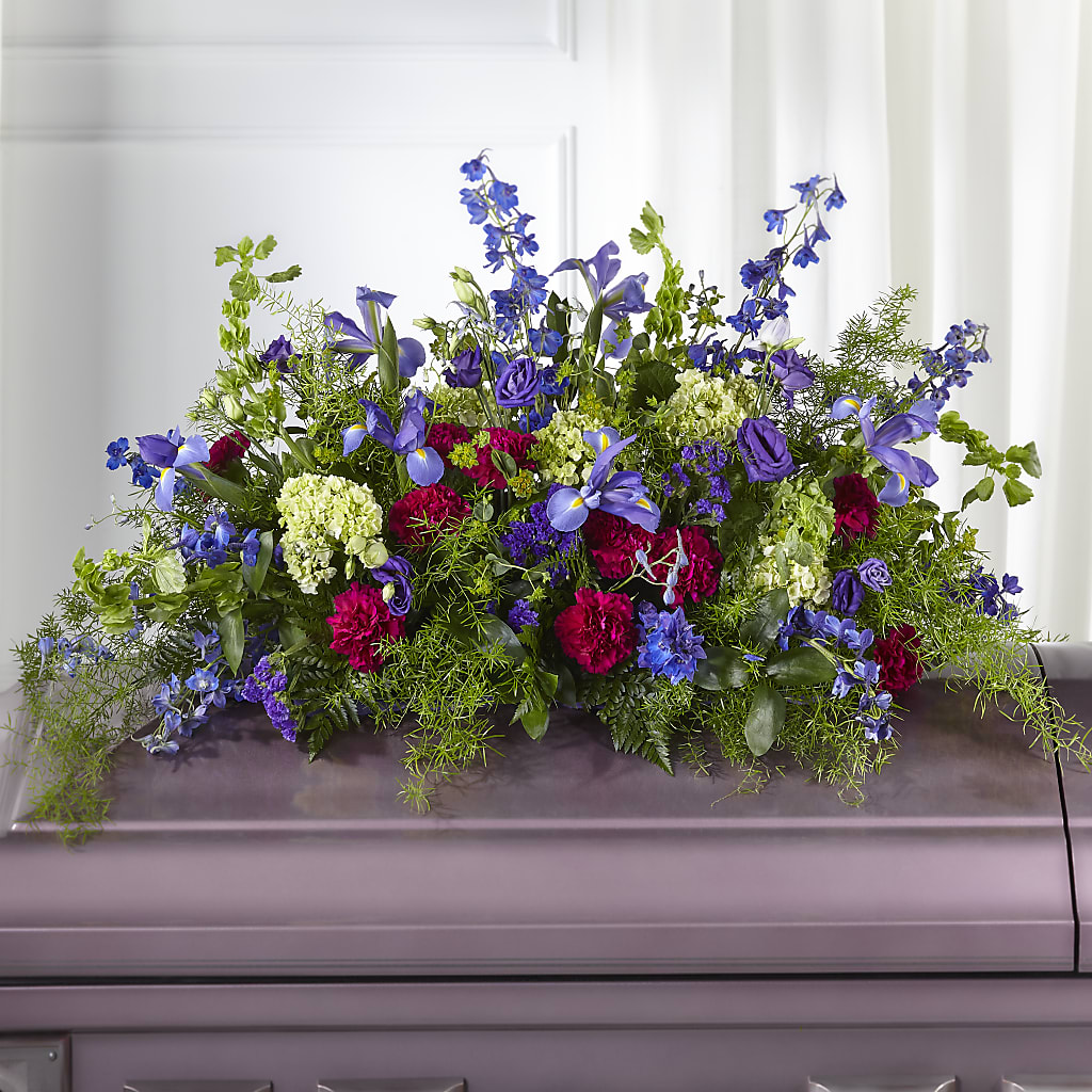 Always Treasured Casket Spray – Fox Run Florist, Pinellas Park FL