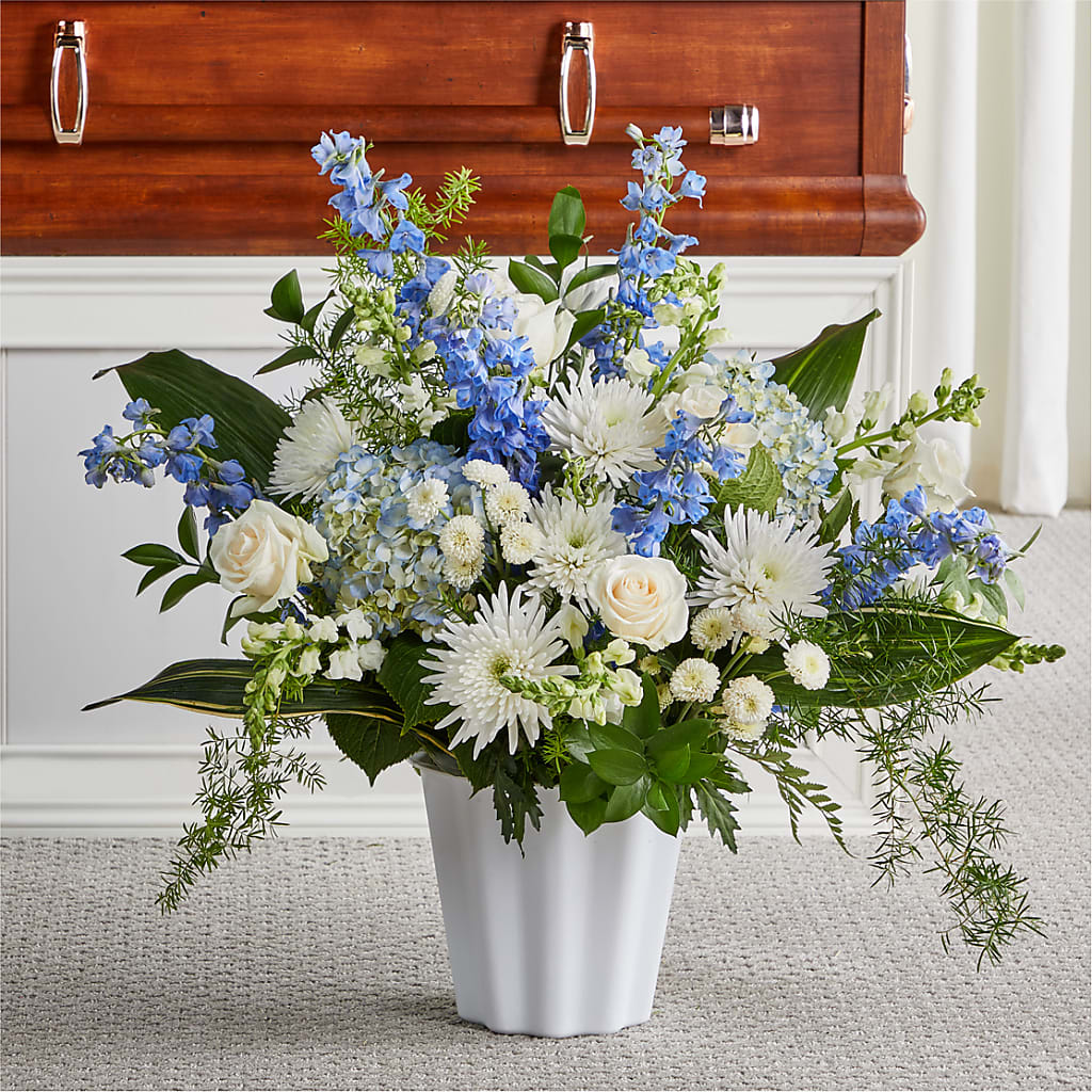 Everlasting Memories Floor Basket – Fox Run Florist, Pinellas Park FL