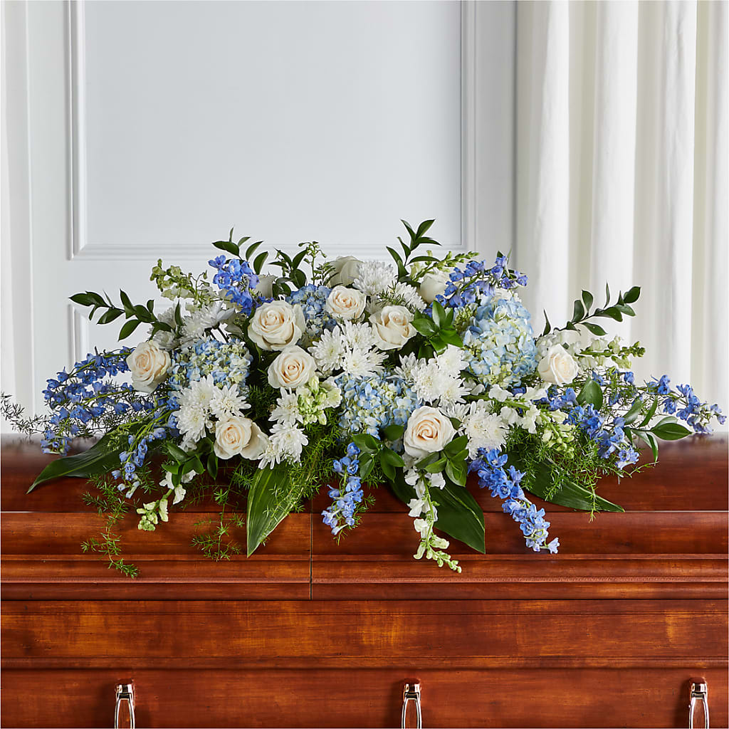 Timeless Essence Casket Spray – Fox Run Florist, Pinellas Park FL