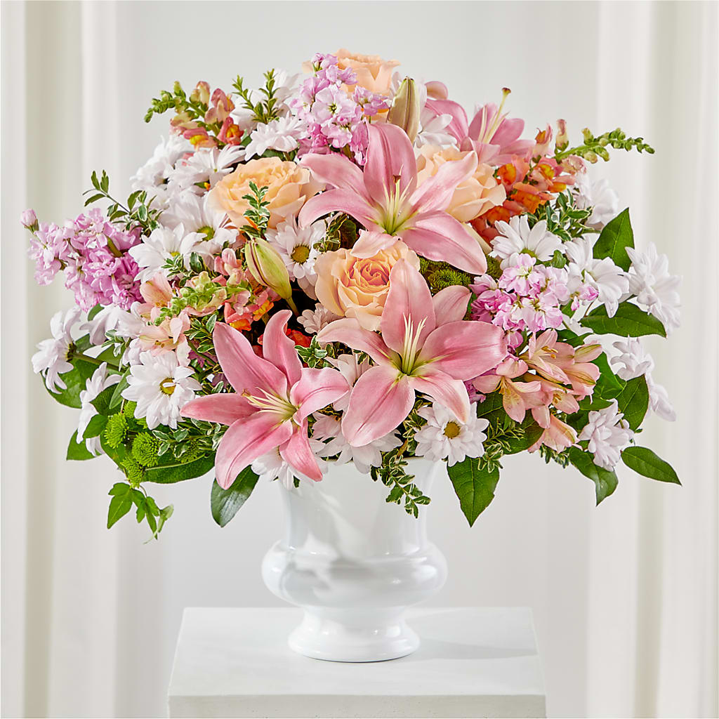 Heartfelt Gesture Urn Arrangement – Fox Run Florist, Pinellas Park FL