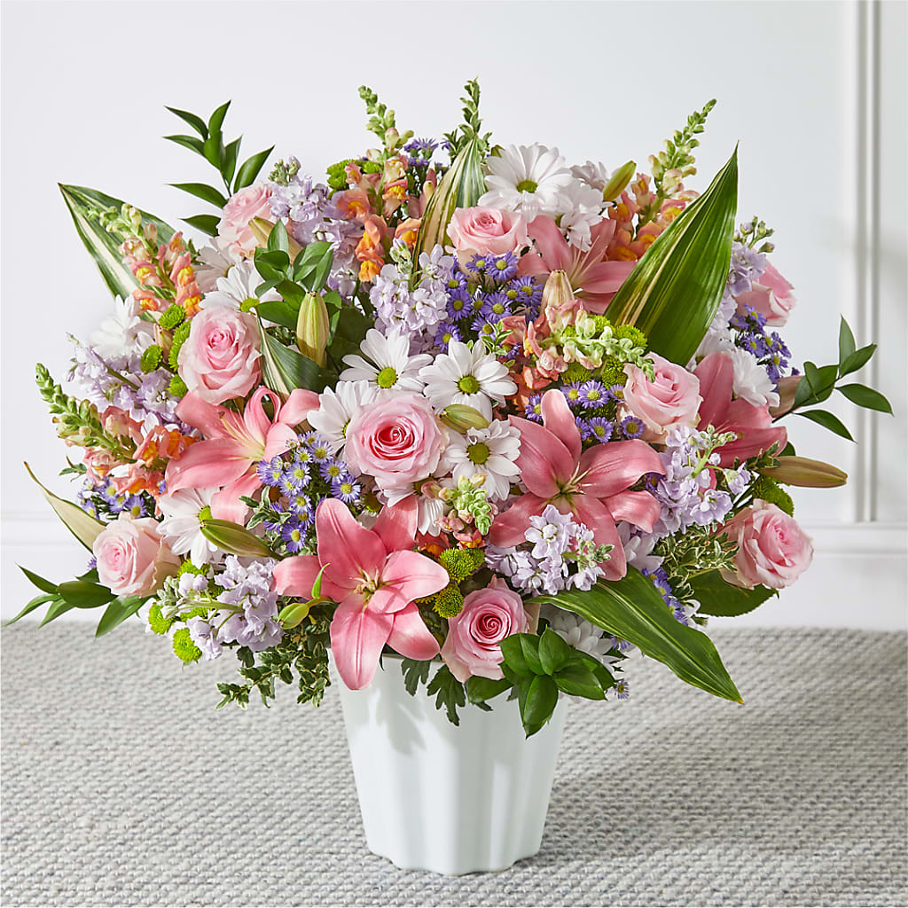 Abundant Compassion Floor Basket – Fox Run Florist, Pinellas Park FL