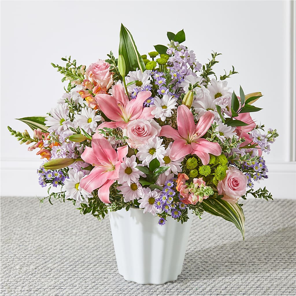 Abundant Compassion Floor Basket – Fox Run Florist, Pinellas Park FL