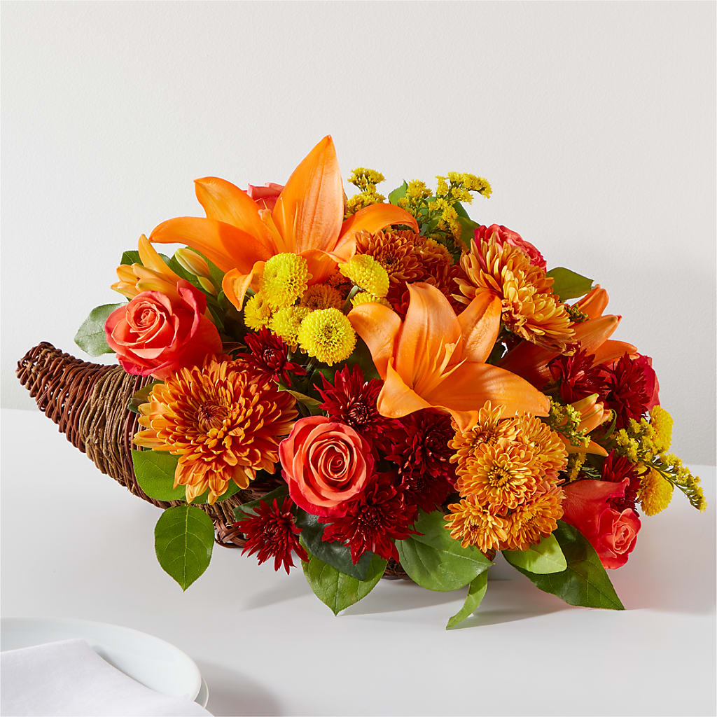 Bouquet of Blessings Cornucopia – Fox Run Florist, Pinellas Park FL