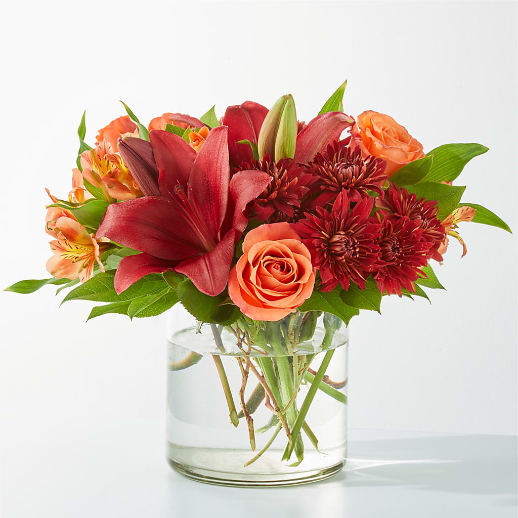 Crimson Leaves Bouquet – Fox Run Florist, Pinellas Park FL