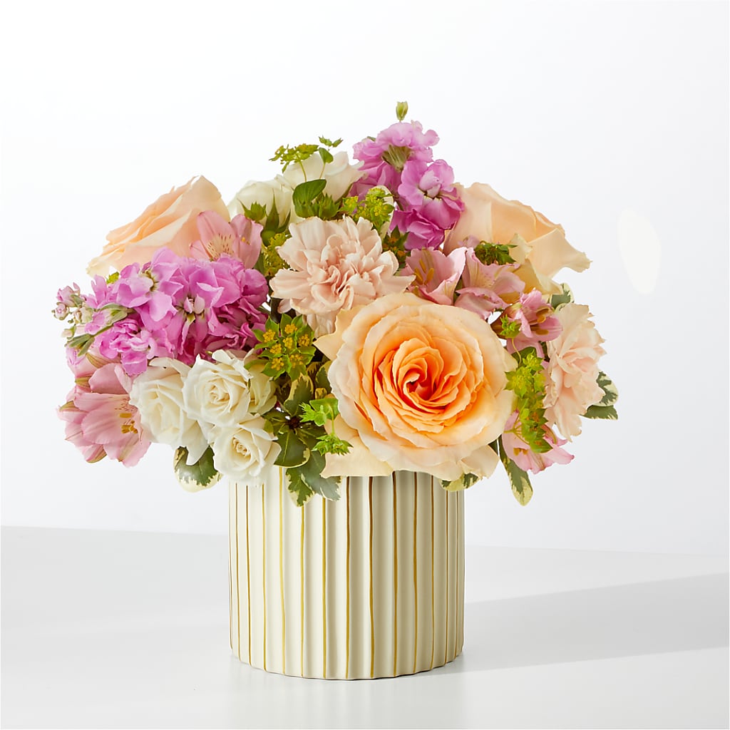 Paradise Bouquet with Ivory Vase – Fox Run Florist, Pinellas Park FL