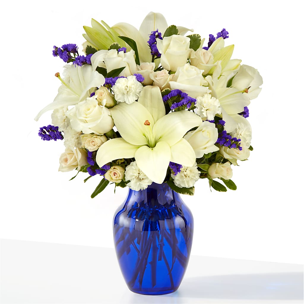 Sapphire Rush Bouquet – Fox Run Florist, Pinellas Park FL