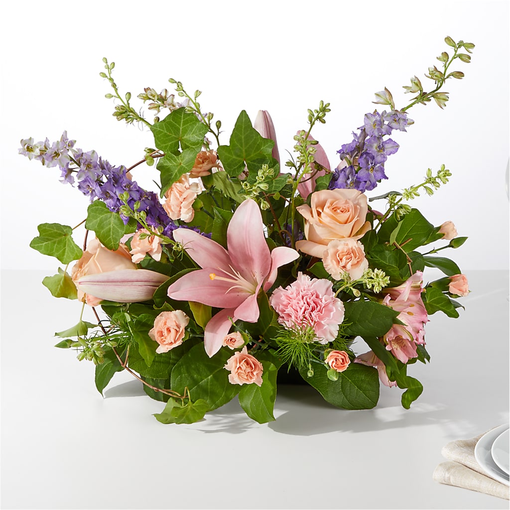 Blossom Time Centerpiece – Fox Run Florist, Pinellas Park FL