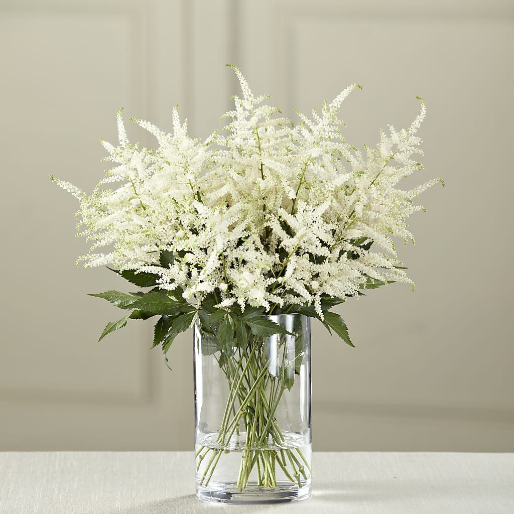 White Astilbe Bouquet – Fox Run Florist, Pinellas Park FL