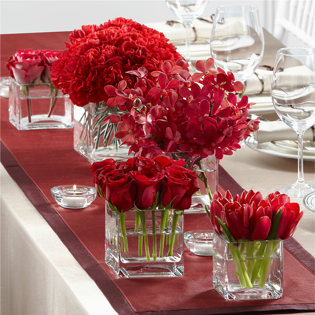 Modern Grace Centerpiece – Fox Run Florist, Pinellas Park FL