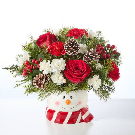 Jolly Snowman Bouquet –  Fox Run Florist, Pinellas Park FL
