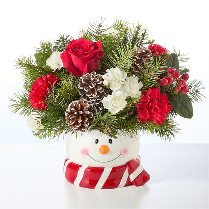 Jolly Snowman Bouquet –  Fox Run Florist, Pinellas Park FL
