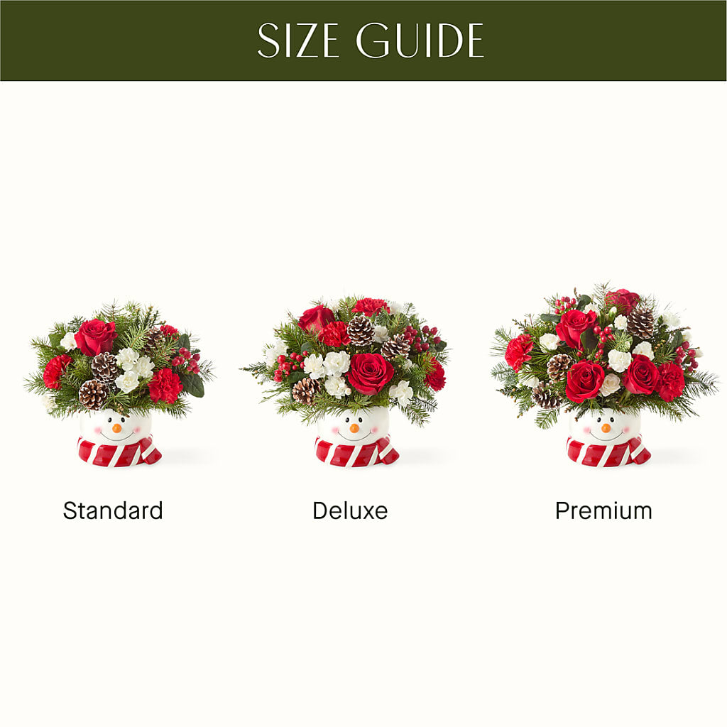 Jolly Snowman Bouquet –  Fox Run Florist, Pinellas Park FL