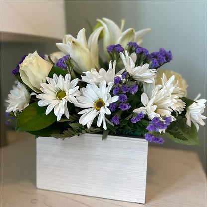 Beyond Blue Box Bouquet –  Fox Run Florist, Pinellas Park FL