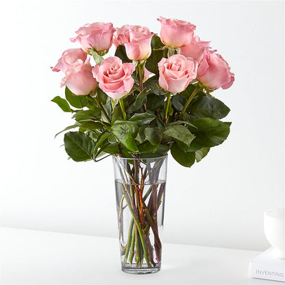 Long Stem Pink Rose Bouquet –  Fox Run Florist, Pinellas Park FL