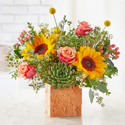 Sunflower Season Bouquet –  Fox Run Florist, Pinellas Park FL