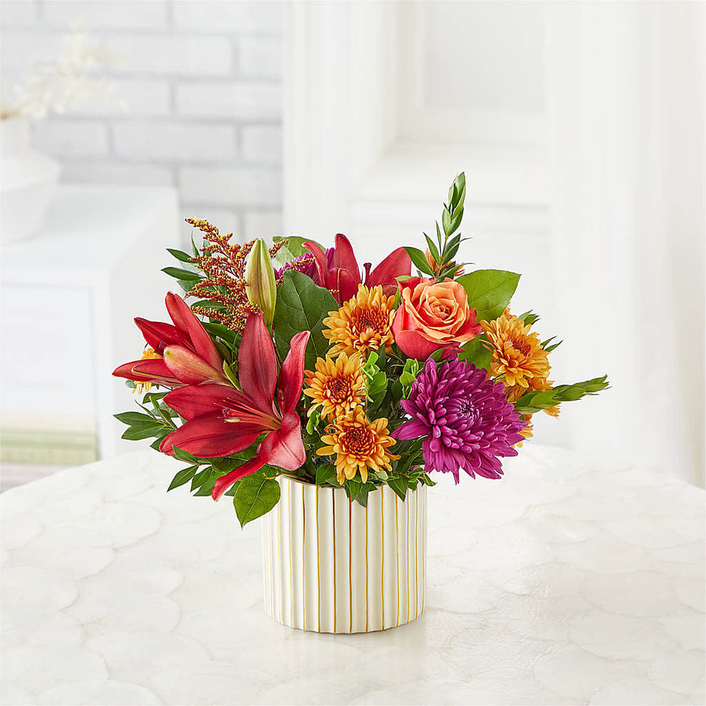 Burgundy Landscape Bouquet –  Fox Run Florist, Pinellas Park FL