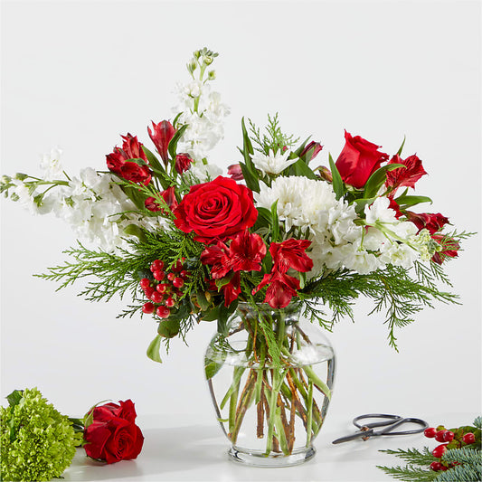 Merry Moment Bouquet – A Florist Original –  Fox Run Florist, Pinellas Park FL