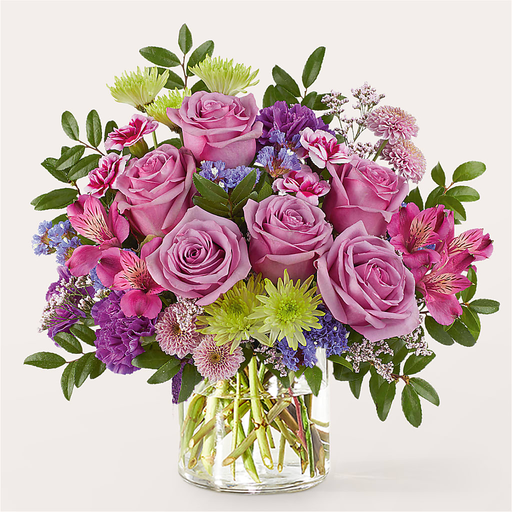 Glass Half Full Bouquet –  Fox Run Florist, Pinellas Park FL
