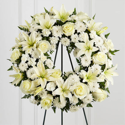 Treasured Tribute Wreath –  Fox Run Florist, Pinellas Park FL