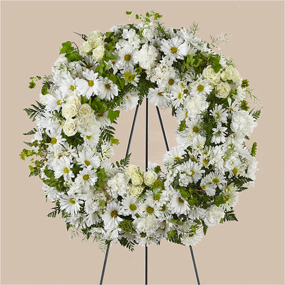 Faithful Wishes Wreath –  Fox Run Florist, Pinellas Park FL