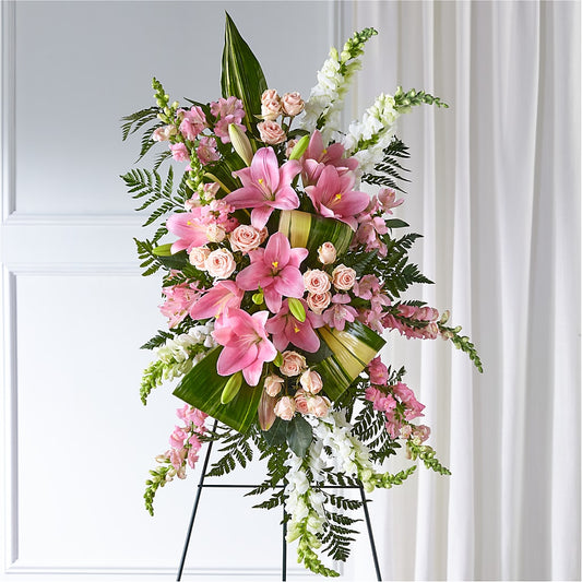 Elegant Embrace Standing Spray –  Fox Run Florist, Pinellas Park FL