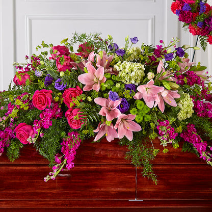 Radiant Tribute Casket Spray –  Fox Run Florist, Pinellas Park FL