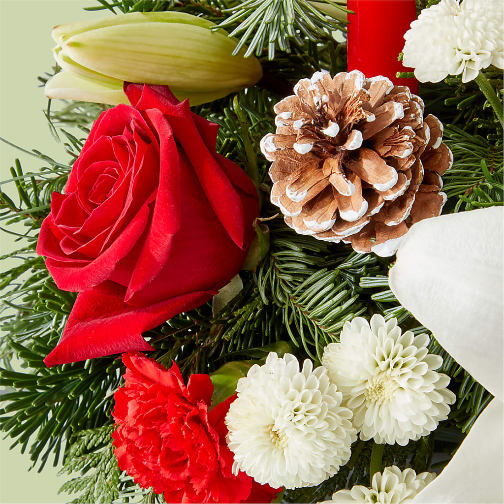 Seasonal Festivities Centerpiece –  Fox Run Florist, Pinellas Park FL