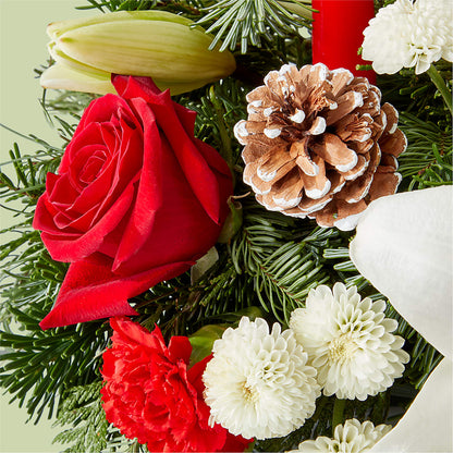 Seasonal Festivities Centerpiece –  Fox Run Florist, Pinellas Park FL